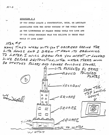 Remote Viewing Hand Drawn Map